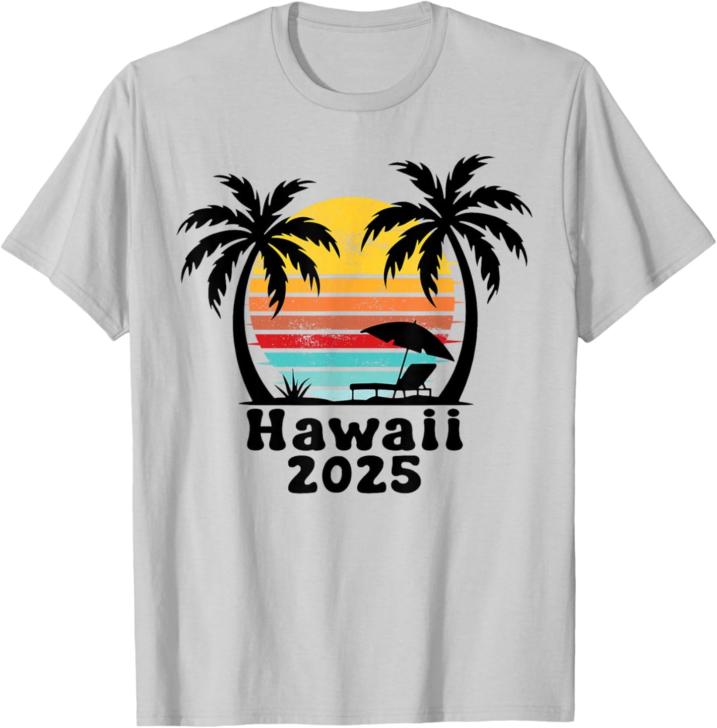 Hawaii 2025 Family Trip Friends Group Vacation Matching T-Shirt - T-Shirt | Ash