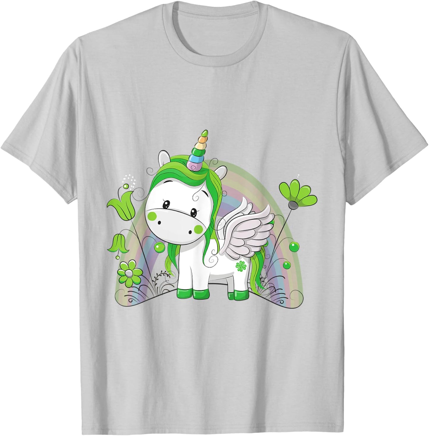 Girls St Patricks Day T-Shirt - T-Shirt | Ash