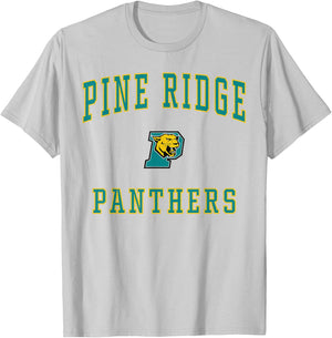 Pine Ridge High School Panthers T-Shirt - T-Shirt | Ash