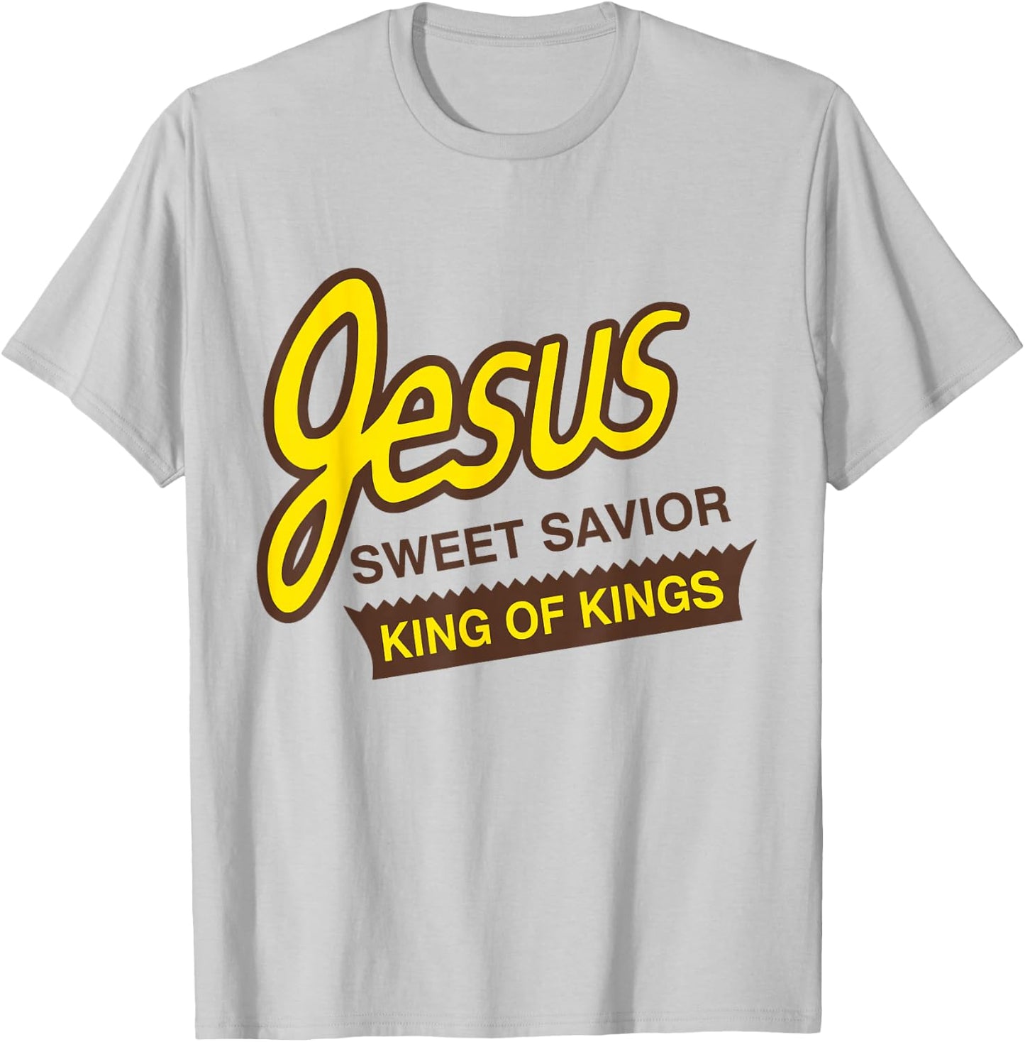 Jesus Sweet Savior King of Kings Christian Faith Apparel T-Shirt - T-Shirt | Ash