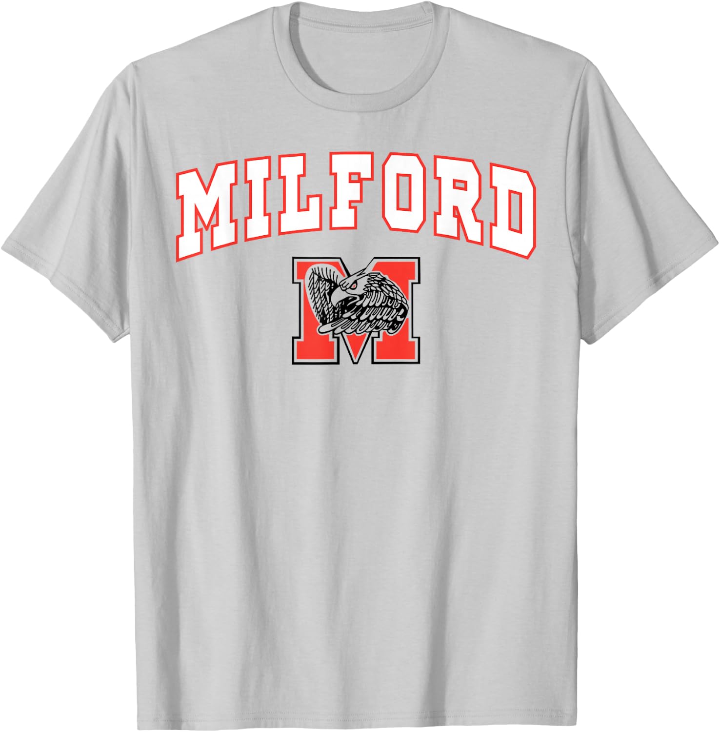 Milford High School Eagles C2 T-Shirt - T-Shirt | Ash