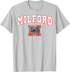 Milford High School Eagles C2 T-Shirt - T-Shirt | Ash