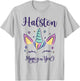 First Name Halston Personalized Halston T-Shirt - T-Shirt | Ash