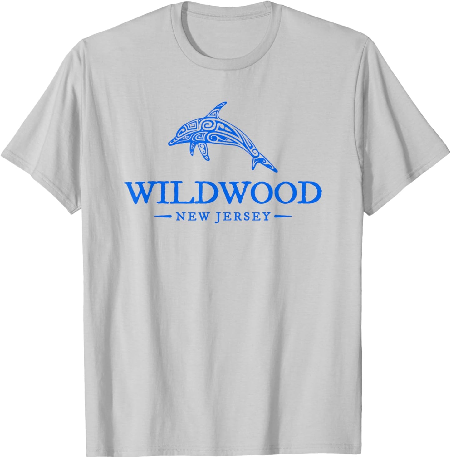 Wildwood New Jersey Dolphin Women Beach Souvenir T-Shirt - T-Shirt | Ash