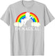 I'm Magical Leprechaun Unicorn St. Patrick's Day T-Shirt - T-Shirt | Ash