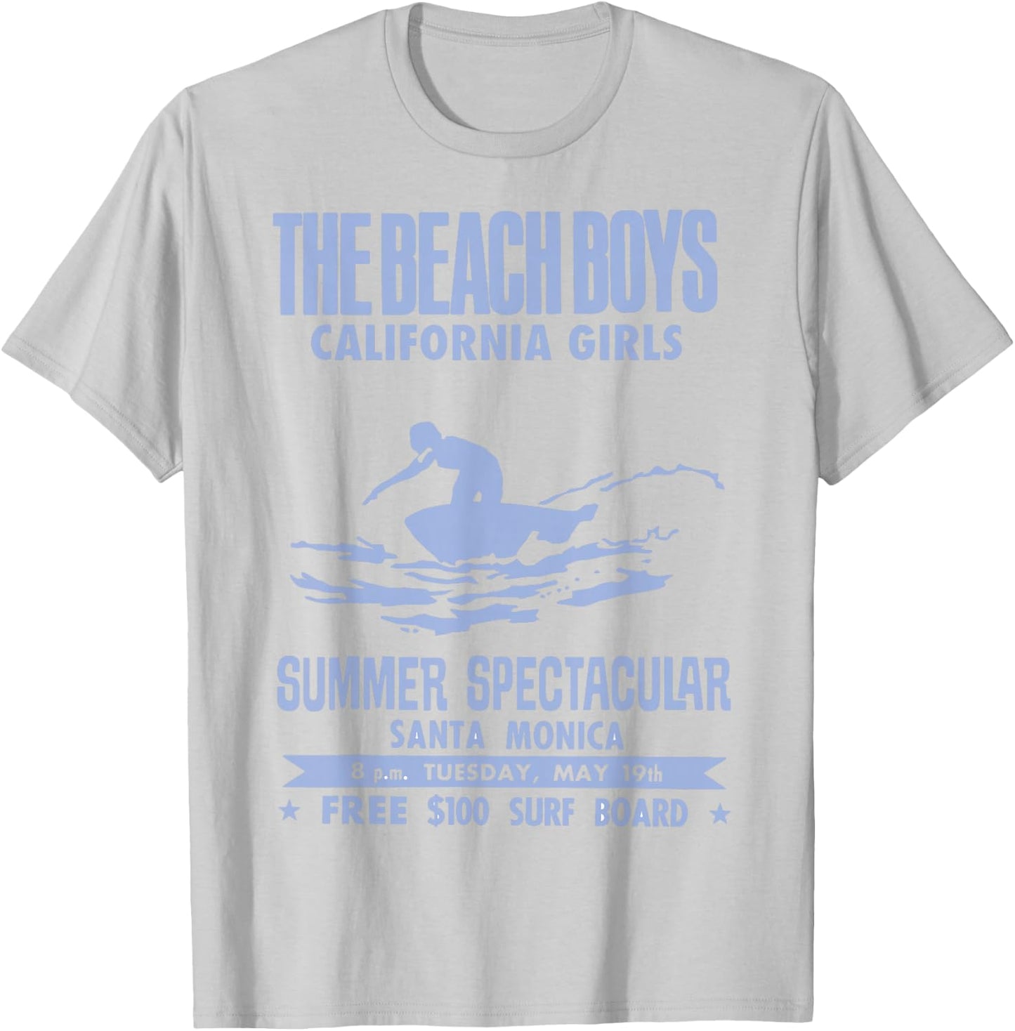 Official Beach Boys California Girls White Small T-Shirt - T-Shirt | Ash