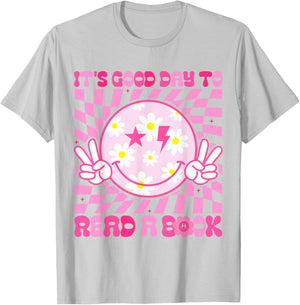 It's Good Day To Read Book Funny Library Reading Lovers T-Shirt - T-Shirt | Ash