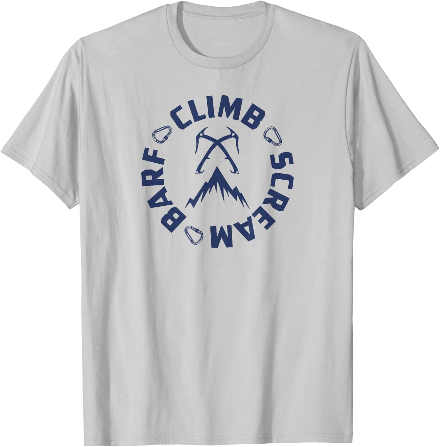 Ice Climbing Axe T-Shirt - T-Shirt | Ash