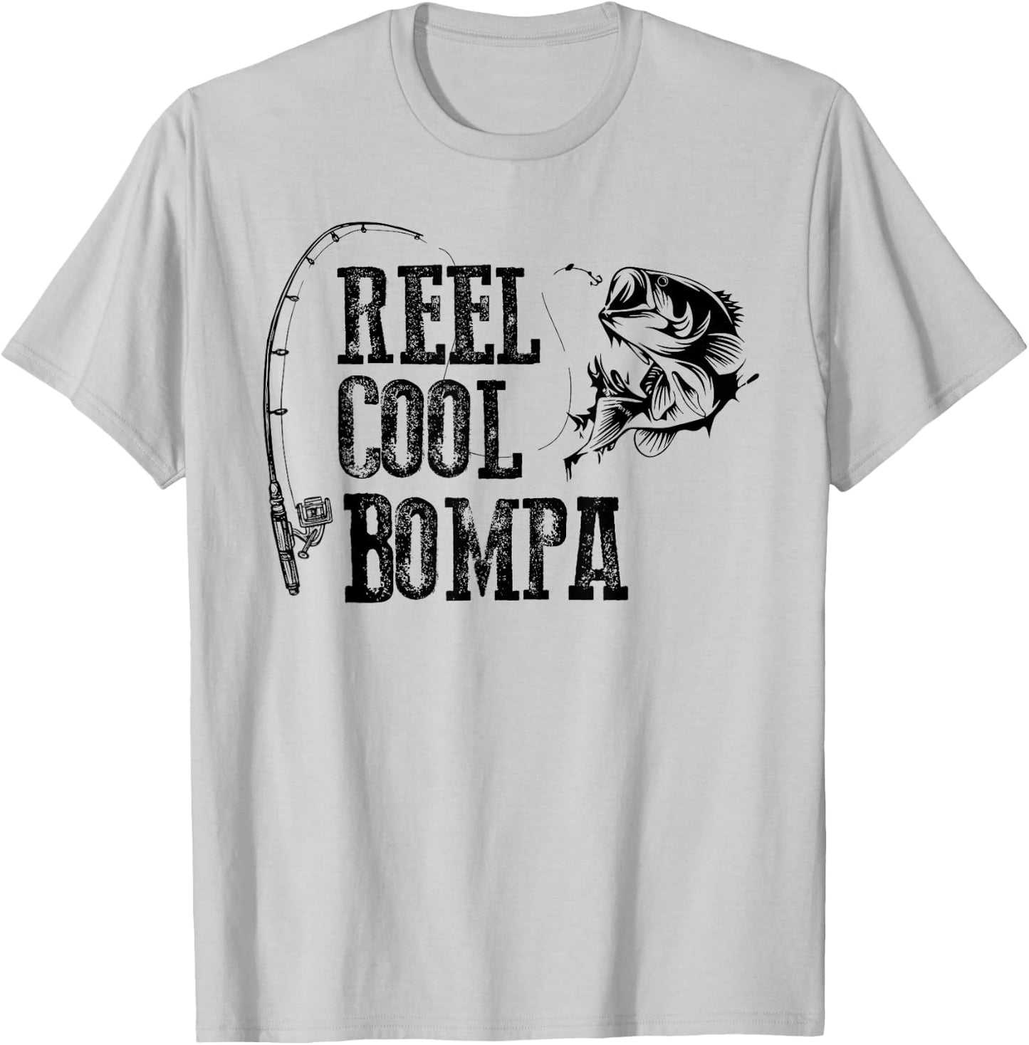 Bompa Fishing: Reel Cool Bompa Funny Gift T-Shirt - T-Shirt | Ash