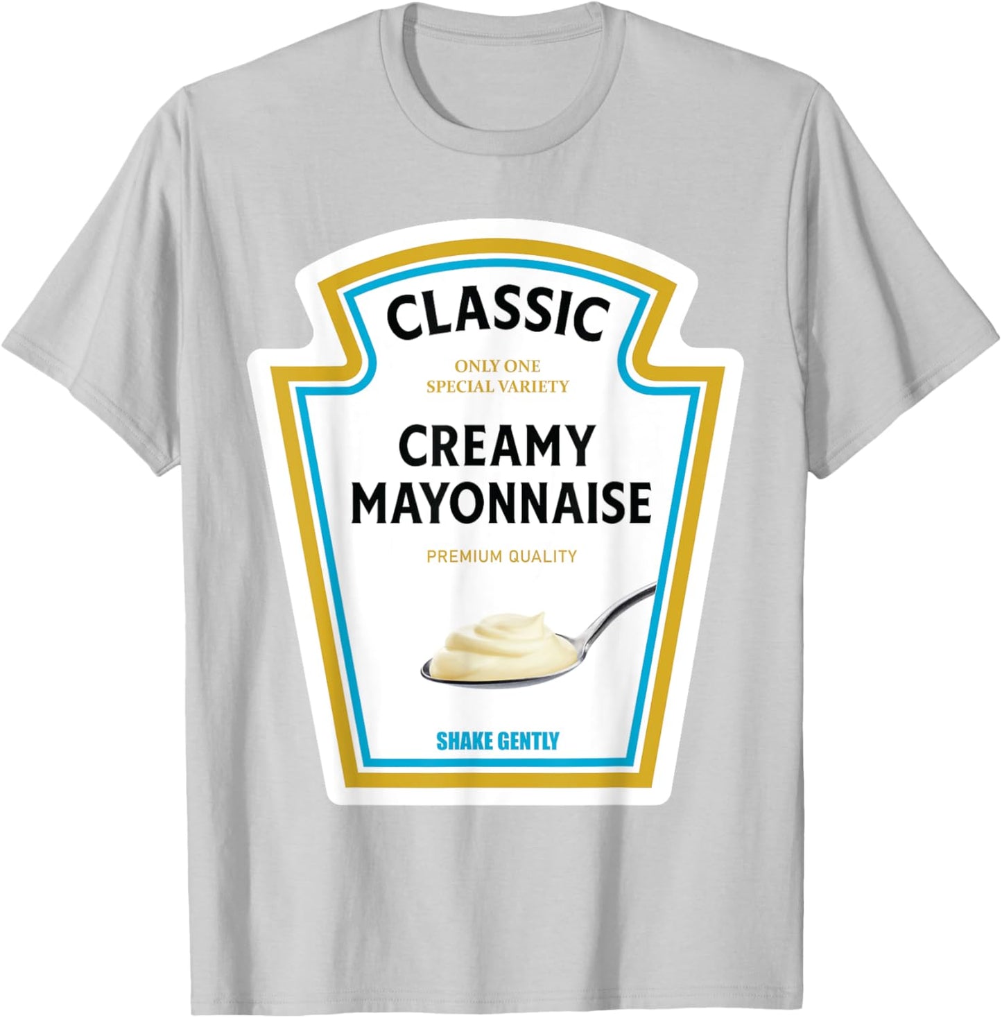 Mayonnaise Halloween 2024 Costume Mayo Ketchup Mustard Team T-Shirt - T-Shirt | Ash