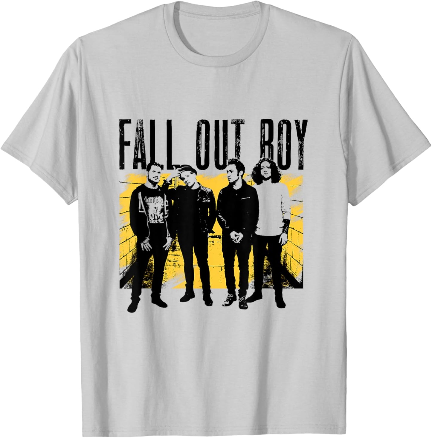Fall Out Boy – Photo Block , white, S T-Shirt - T-Shirt | Ash