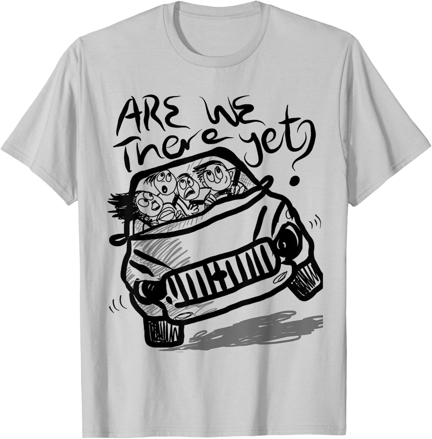 Are we there yet? funny family travel T-Shirt - T-Shirt | Ash