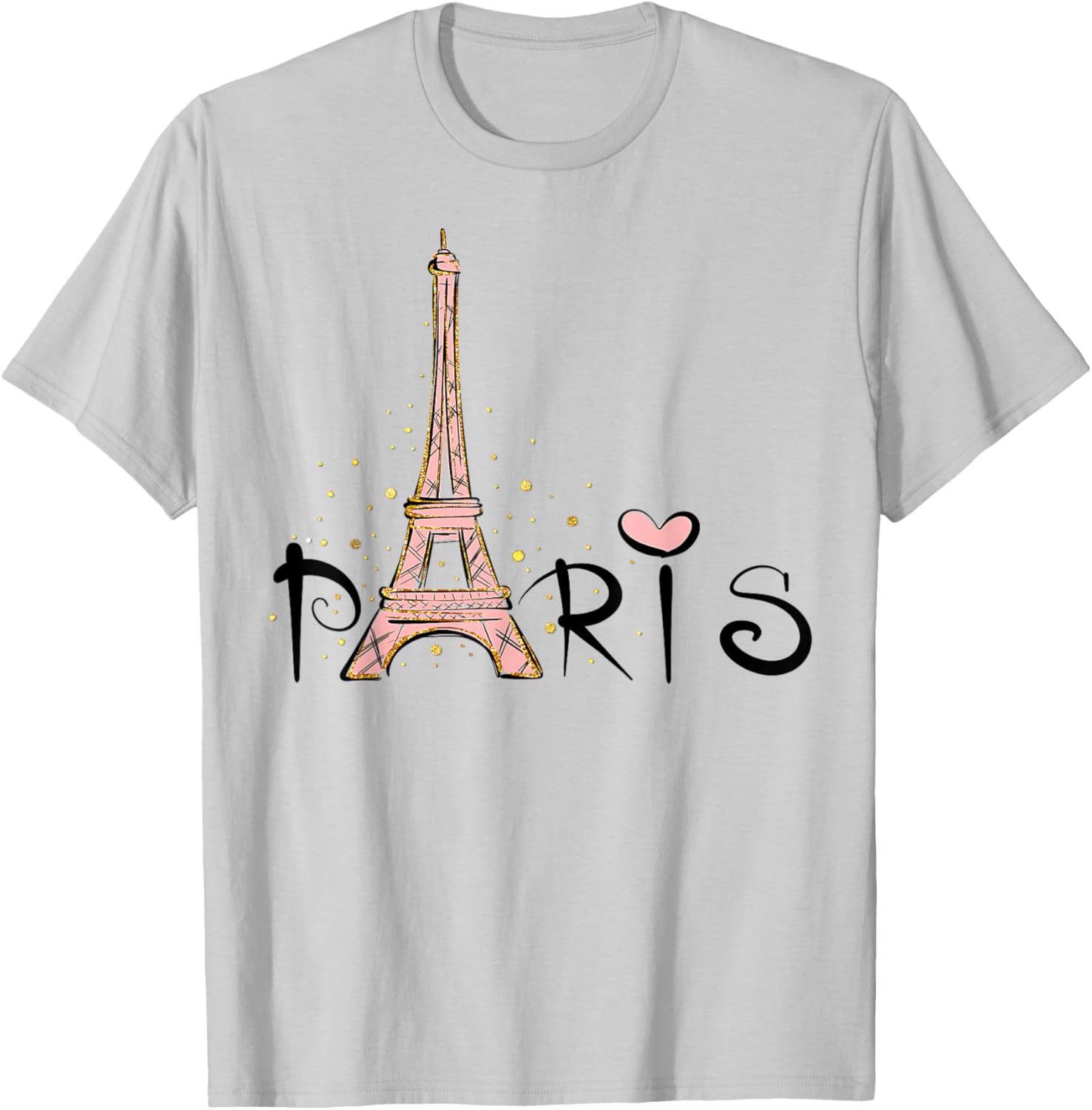 Eiffel Tower Paris Girls Guys Travel Holiday France Souvenir T-Shirt - T-Shirt | Ash