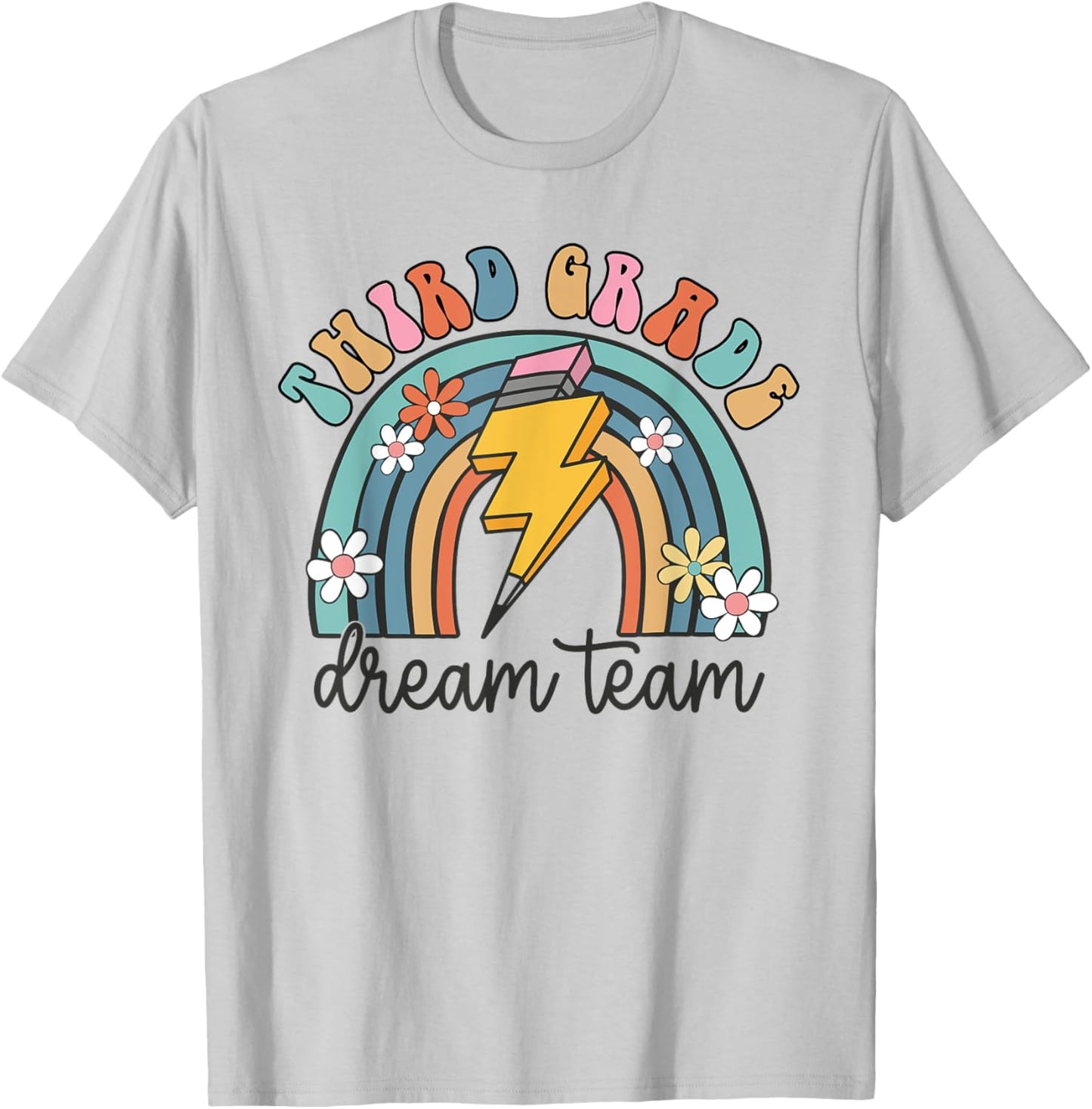 Back To School Third Grade Teacher 3rd Grade Dream Team Women Kids T-Shirt - T-Shirt | Ash