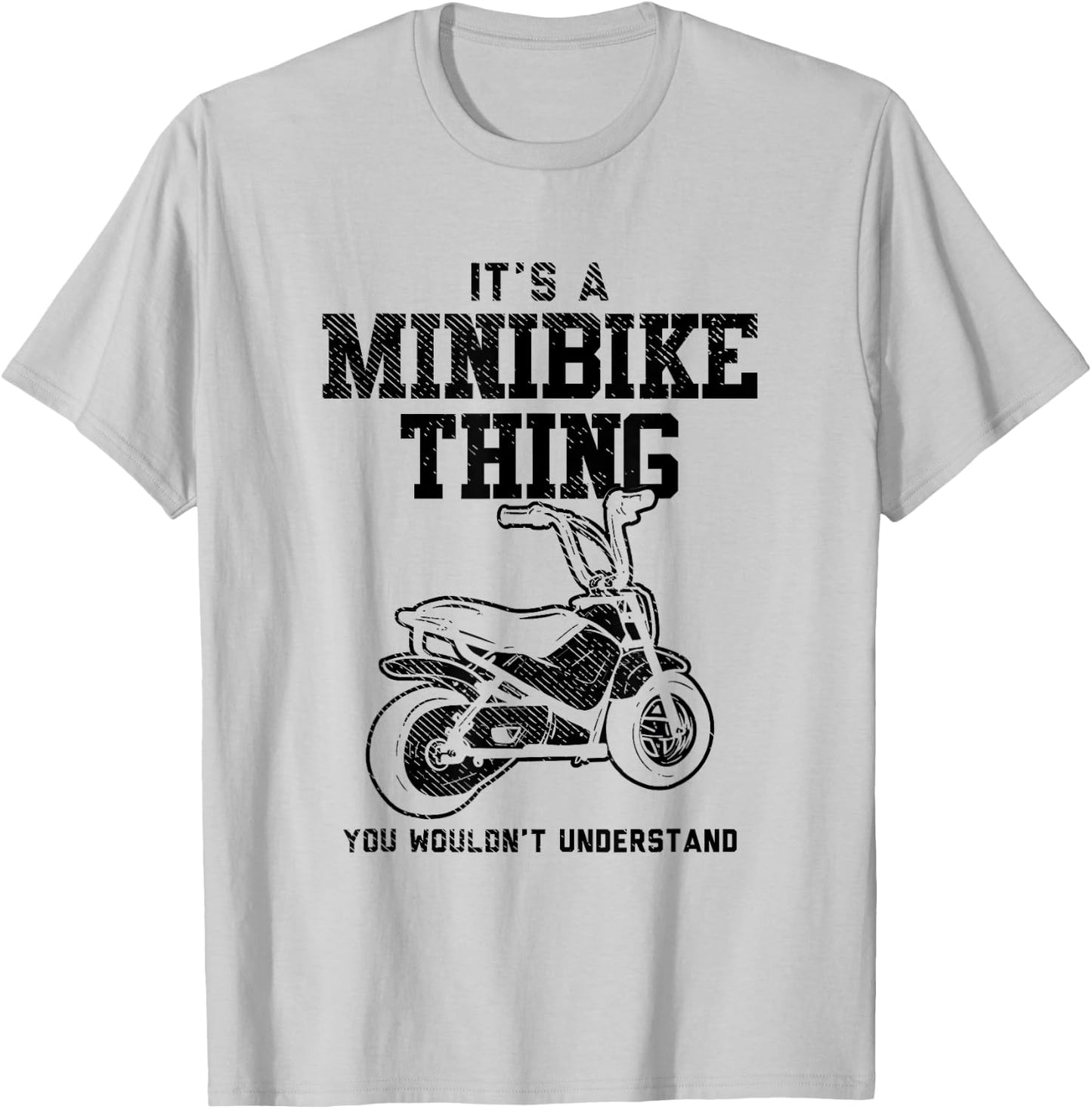 Mini Bike Design For Pocket Bike Lover - Minibike Thing T-Shirt - T-Shirt | Ash
