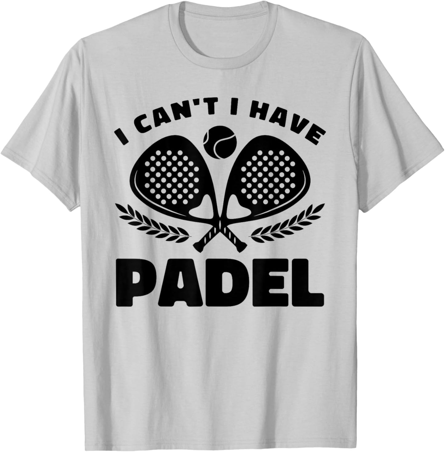 Padel Tennis - Ball Squash Racquet Padel T-Shirt - T-Shirt | Ash