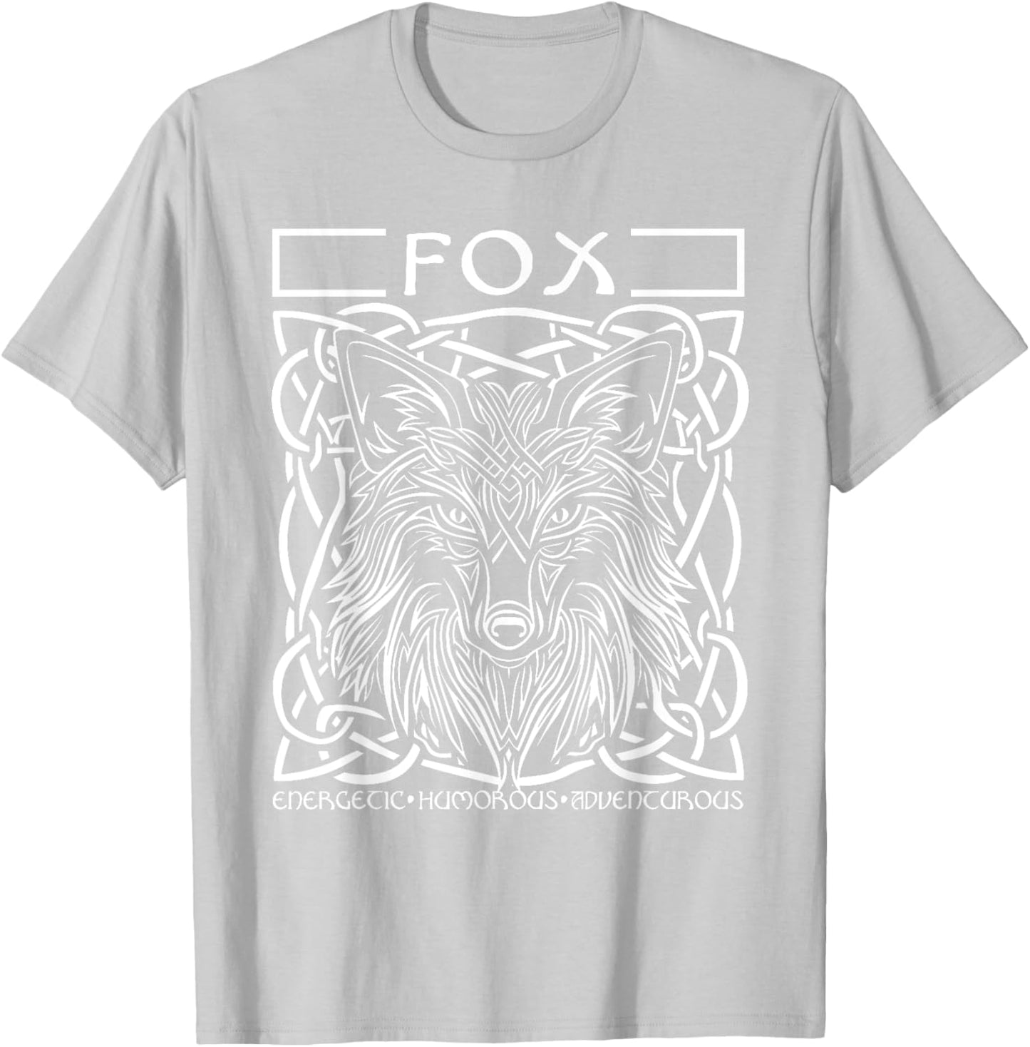 St Patricks Day Celtic Knot Zodiac Fox March 18 - April 14 T-Shirt - T-Shirt | Ash