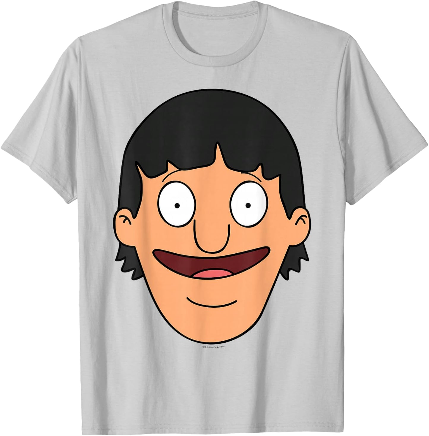 Bob's Burgers Gene Big Face T-Shirt - T-Shirt | Ash