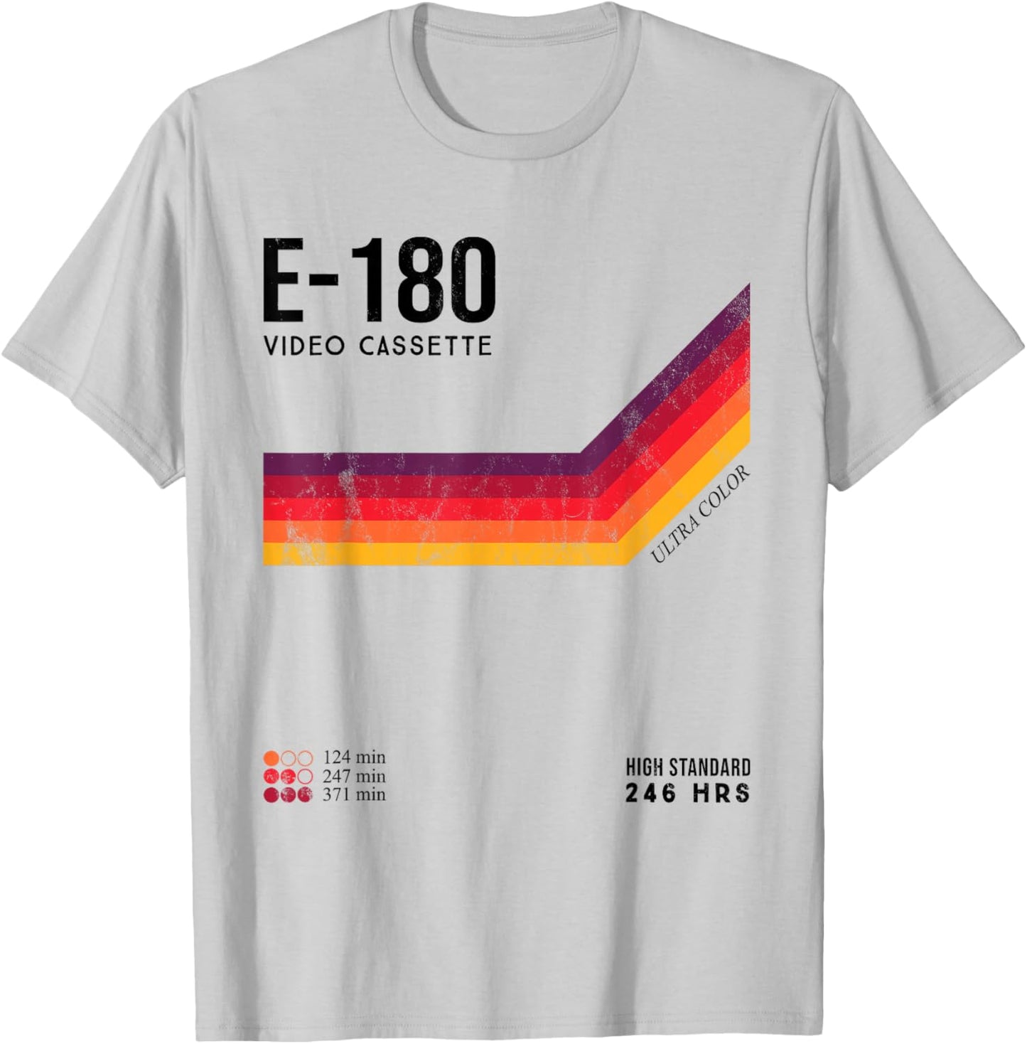Vintage 80s video cassette tape T-Shirt - T-Shirt | Ash