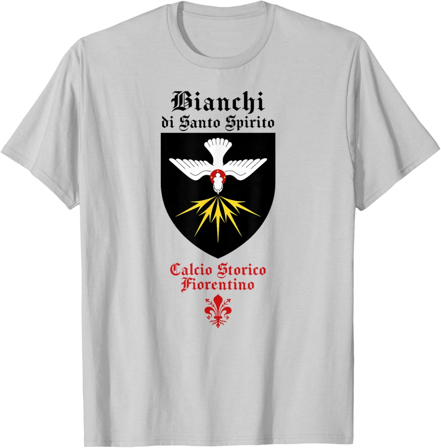Calcio storico fiorentino Bianchi Florentine football fútbol T-Shirt - T-Shirt | Ash