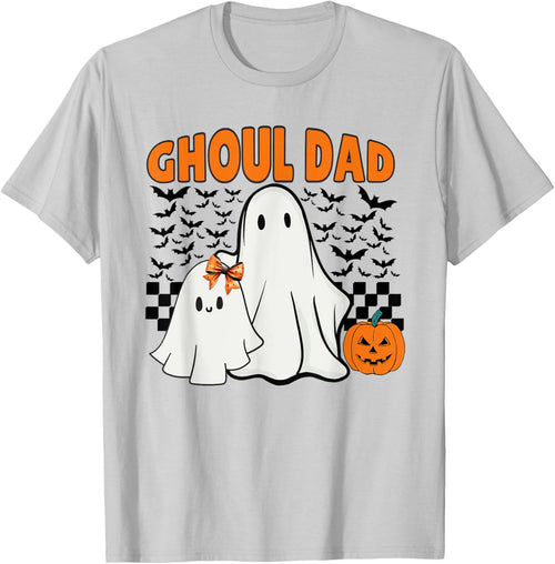 Ghoul Dad Halloween Ghost Spooky Season Retro Daddy