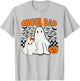 Ghoul Dad Halloween Ghost Spooky Season Retro Daddy T-Shirt - T-Shirt | Ash