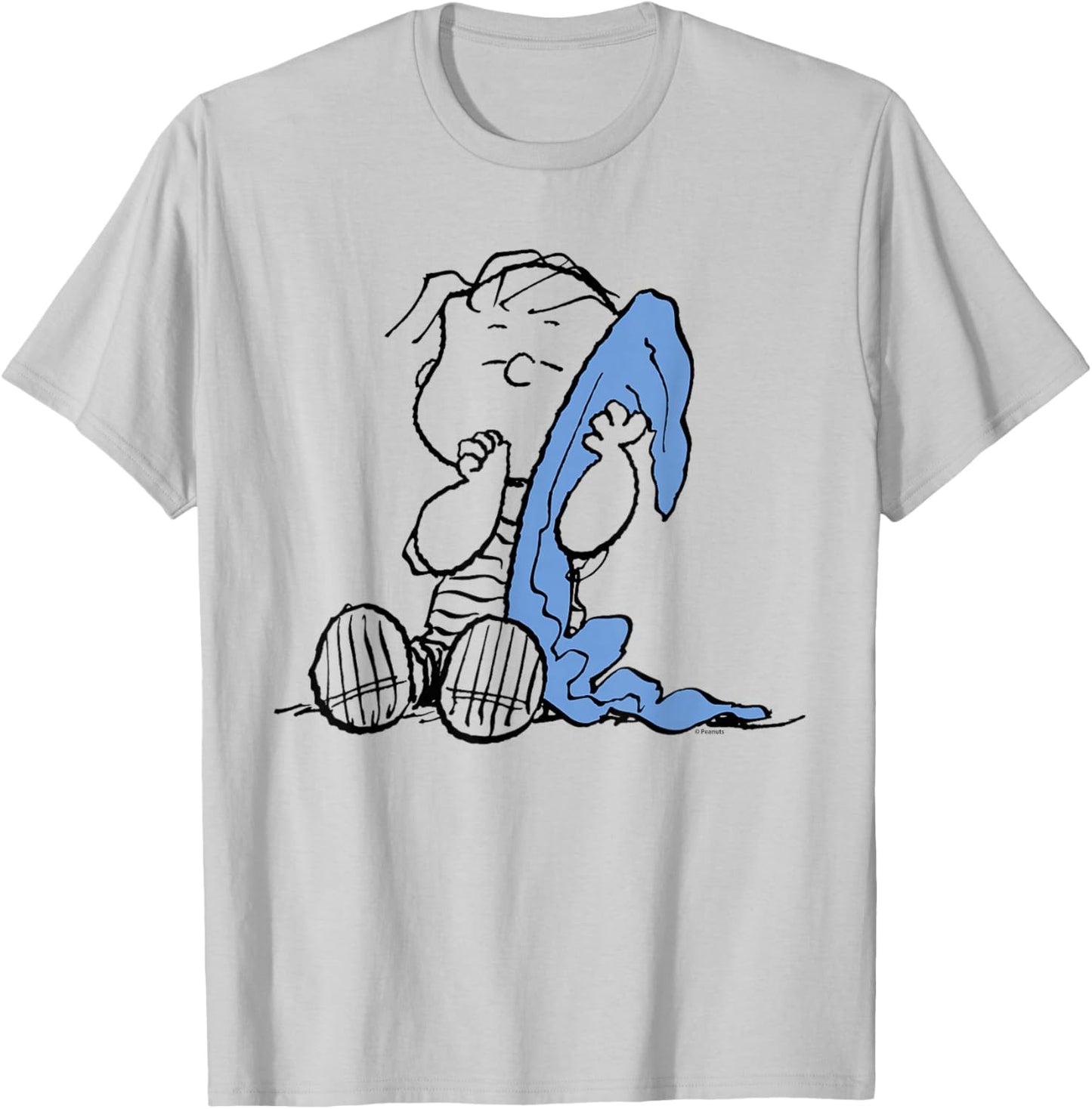 Peanuts - Linus Blanket T-Shirt - T-Shirt | Ash
