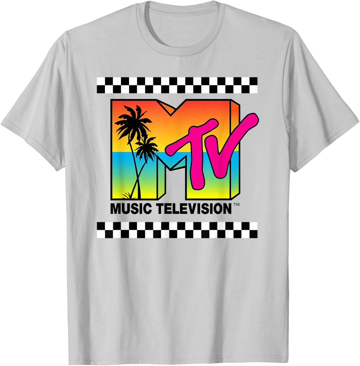 MTV Sunset Logo T-Shirt - T-Shirt | Ash