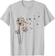 Cute Dandelion Cats Flower Colorful Pet Cat Funny Cat Mom Women T-Shirt - T-Shirt | Ash