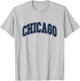 CHICAGO - Throwback Design - Classic T-Shirt - T-Shirt | Ash