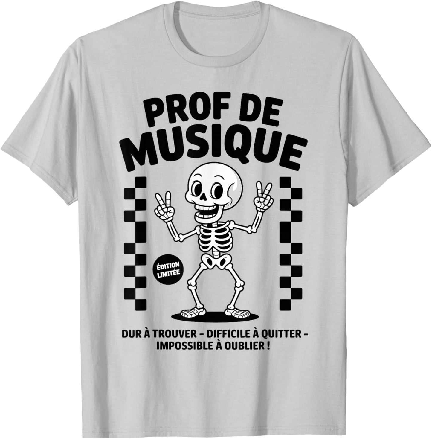 Music Teacher Humour - Funny Gift T-Shirt - T-Shirt | Ash