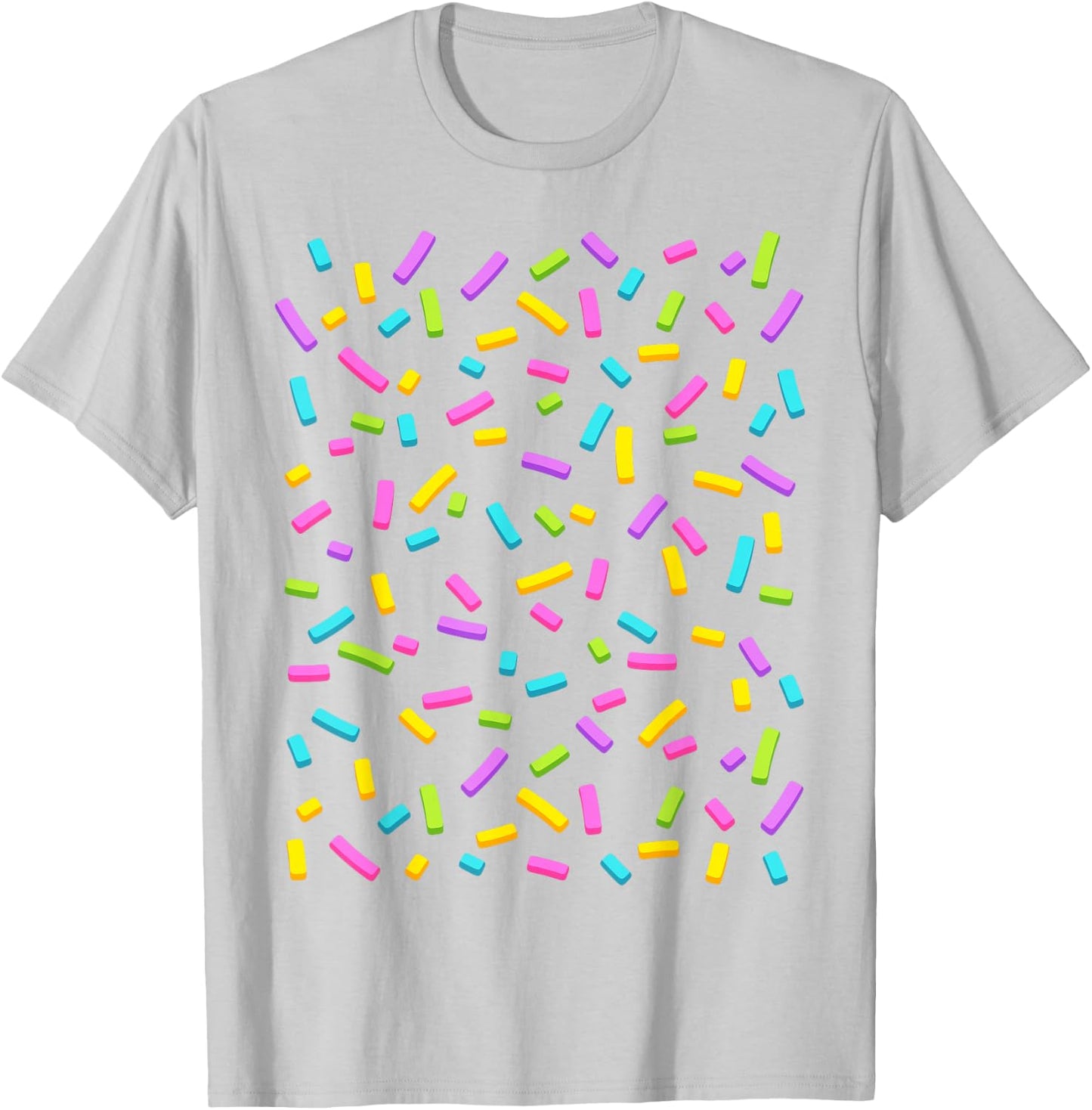 Ice Cream Sprinkles Costume Shirt Adult Men Women Kids T-Shirt - T-Shirt | Ash