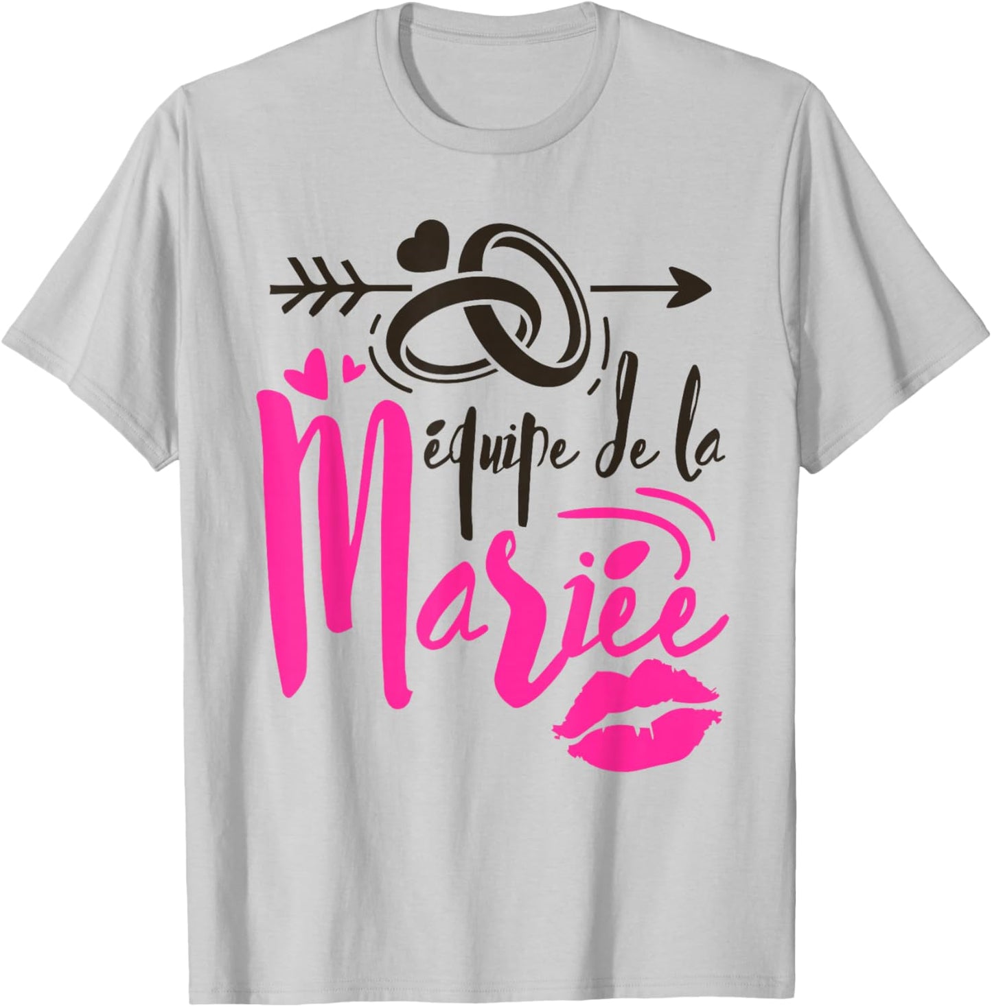 Team Bride EVJF Team Bride Future Bride Team , white, S T-Shirt - T-Shirt | Ash