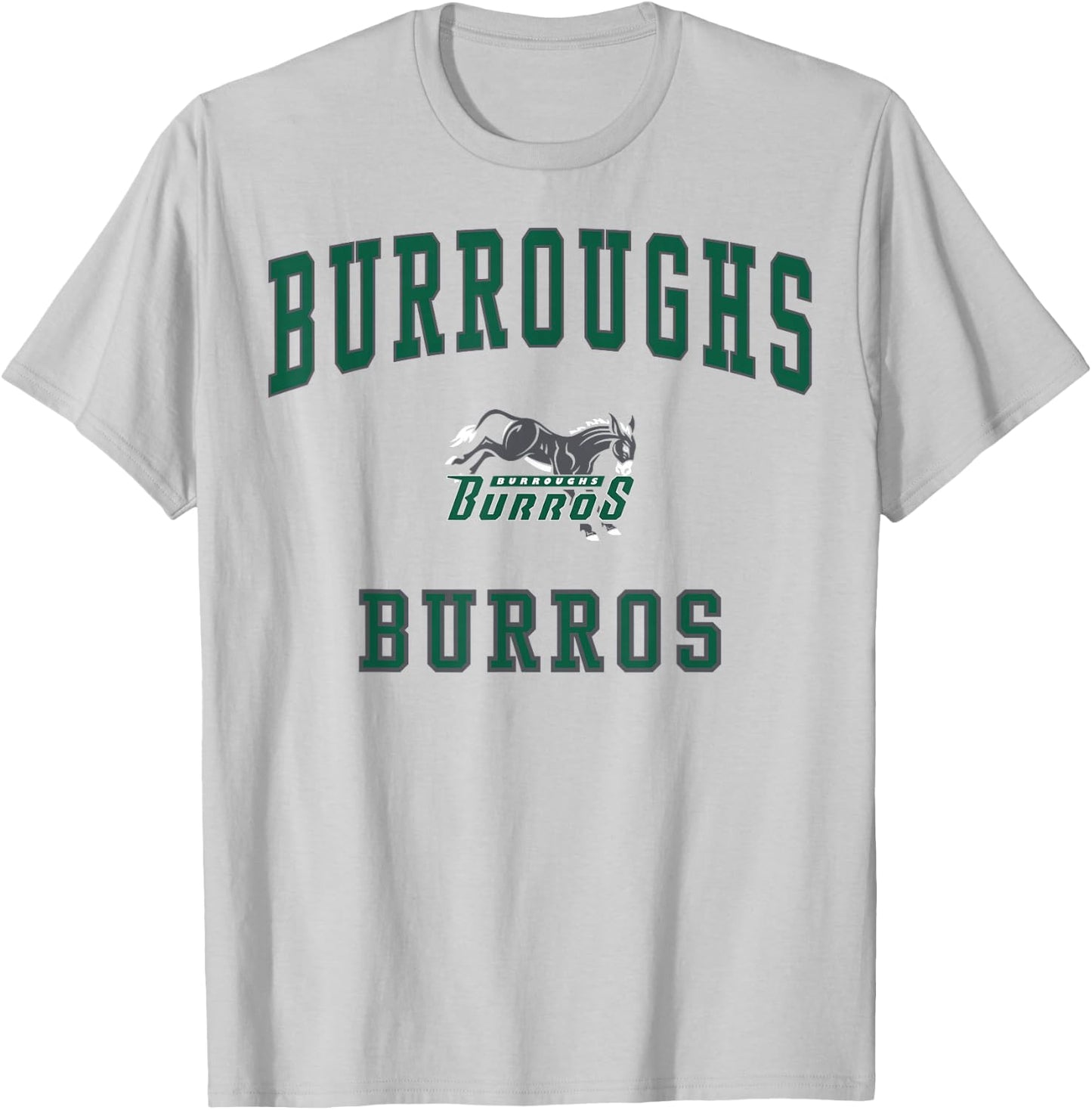 Burroughs High School Burros C1 T-Shirt - T-Shirt | Ash
