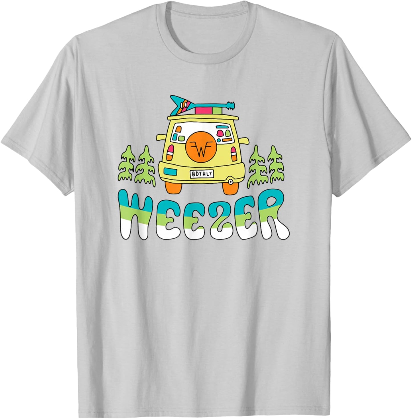 Weezer - Road Trip T-Shirt - T-Shirt | Ash