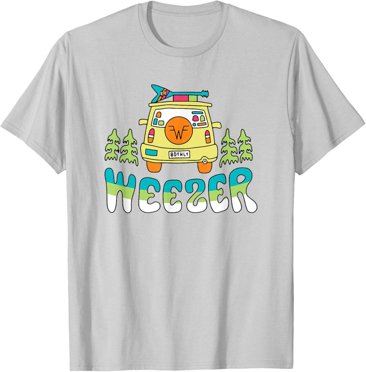 Weezer - Road Trip T-Shirt - T-Shirt | Ash