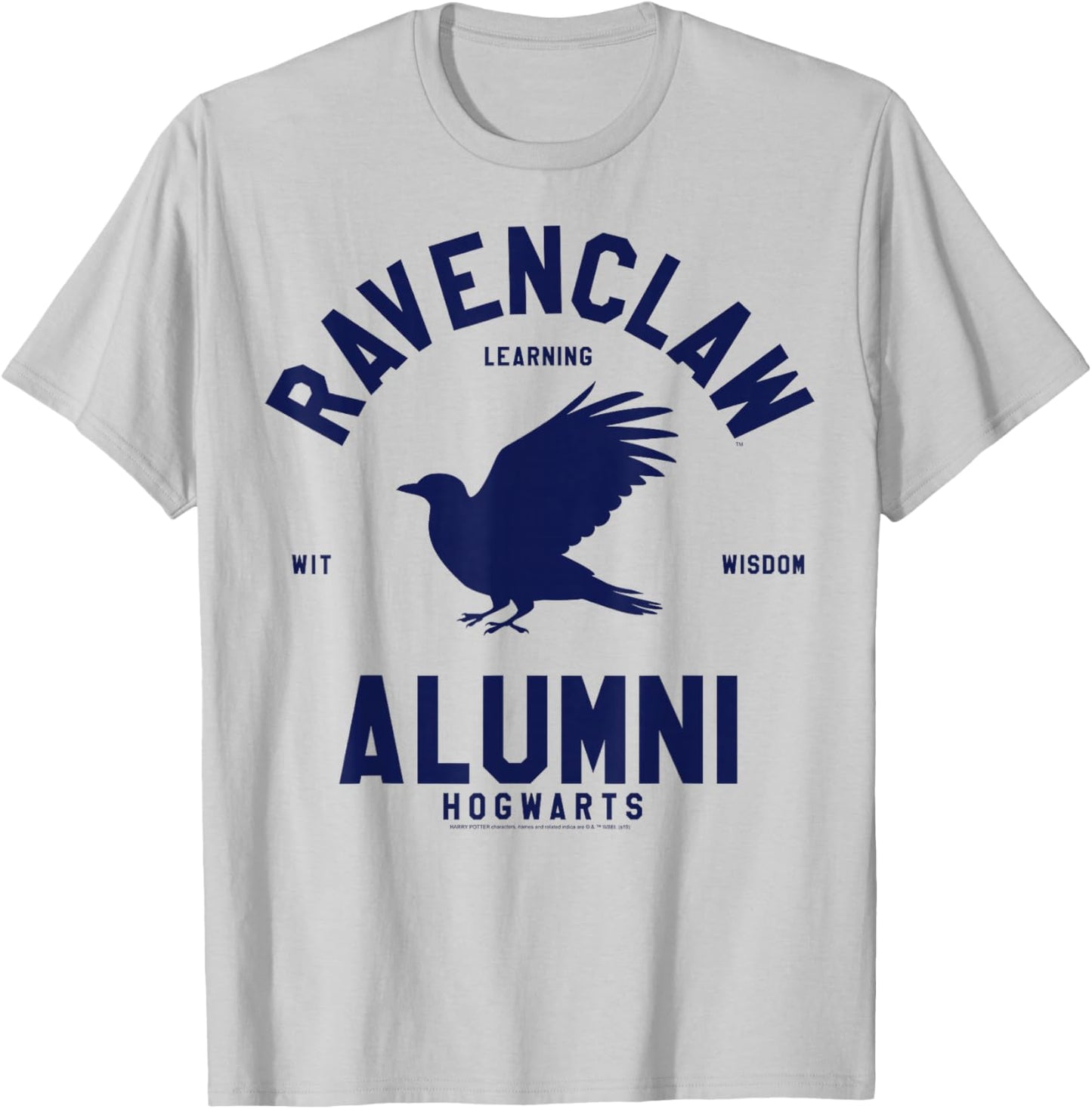 Harry Potter House Ravenclaw Alumni Collegiate Hogwarts T-Shirt - T-Shirt | Ash