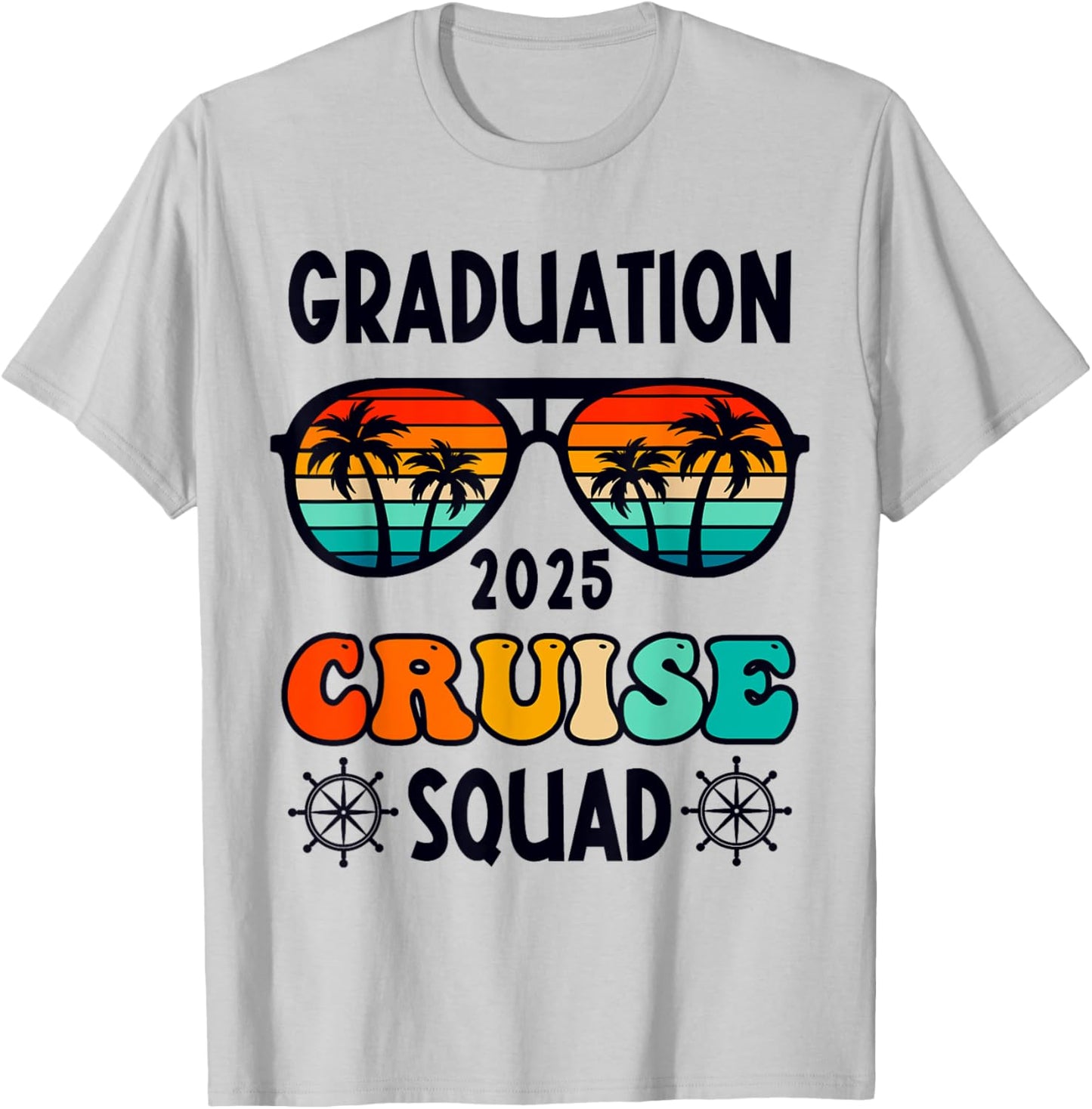 Graduation Cruise Trip Class Of 2025 Senior Summer Vacation Men Women Kids T-Shirt - T-Shirt | Ash