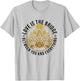 Love Is The Bridge Zen Lotus Flower Yoga Meditation Positive T-Shirt - T-Shirt | Ash