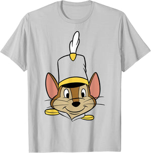 Disney Dumbo Timothy Q. Mouse Big Face T-Shirt - T-Shirt | Ash