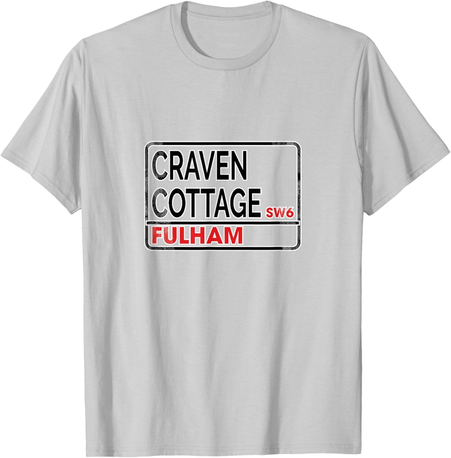 Fulham - Craven Cottage SW6 T-Shirt - T-Shirt | Ash