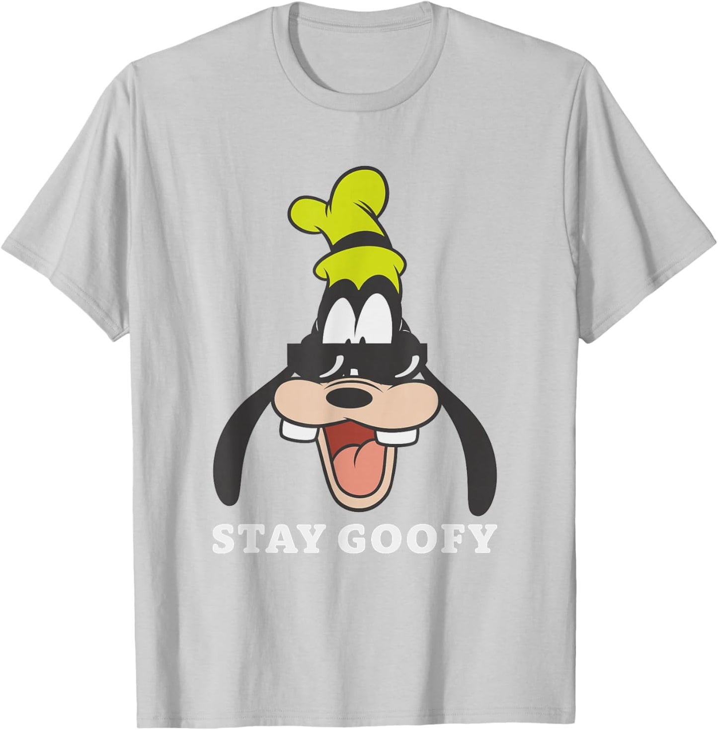 Disney Mickey and Friends Retro Stay Goofy Big Vintage T-Shirt - T-Shirt | Ash