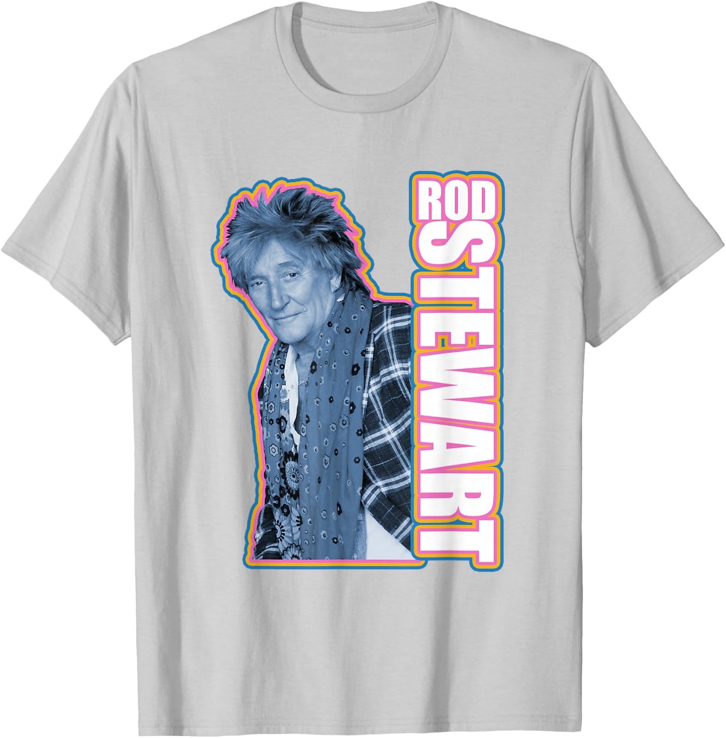 Rod Stewart Photo T-Shirt - T-Shirt | Ash