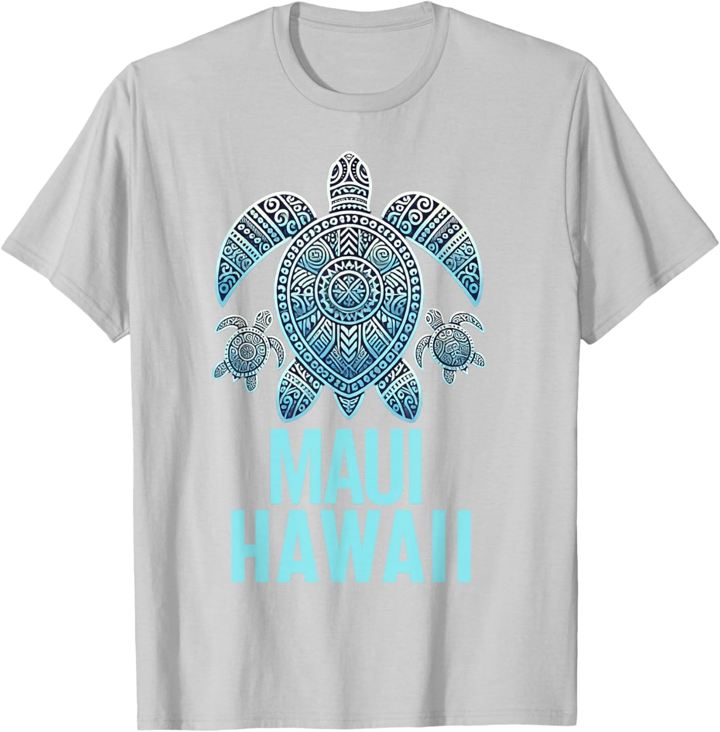 Maui Hawaii Souvenir Vacation Hawaiian Men Women Reminder T-Shirt - T-Shirt | Ash