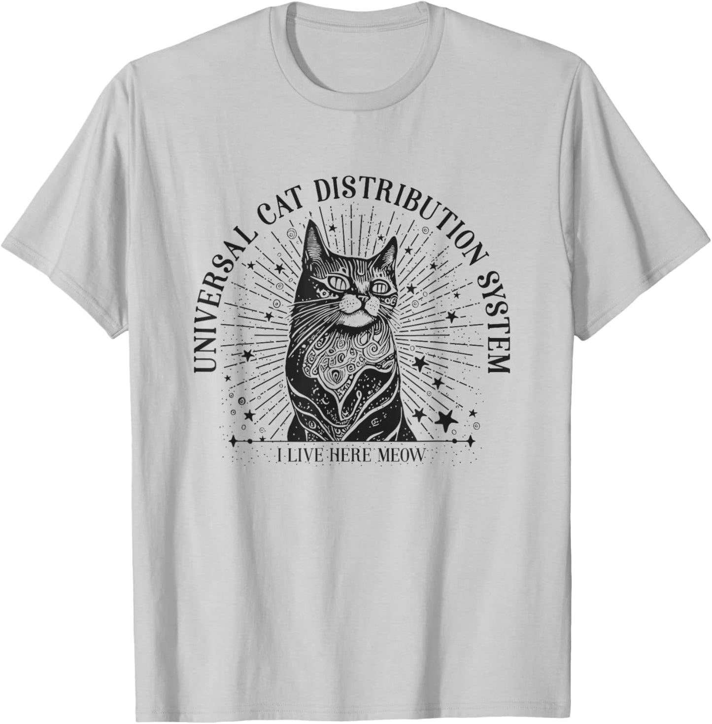 Cat Distribution System T-Shirt - T-Shirt | Ash