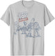 Disney Pixar Toy Story Group Shot Vintage Outlined Portrait T-Shirt - T-Shirt | Ash