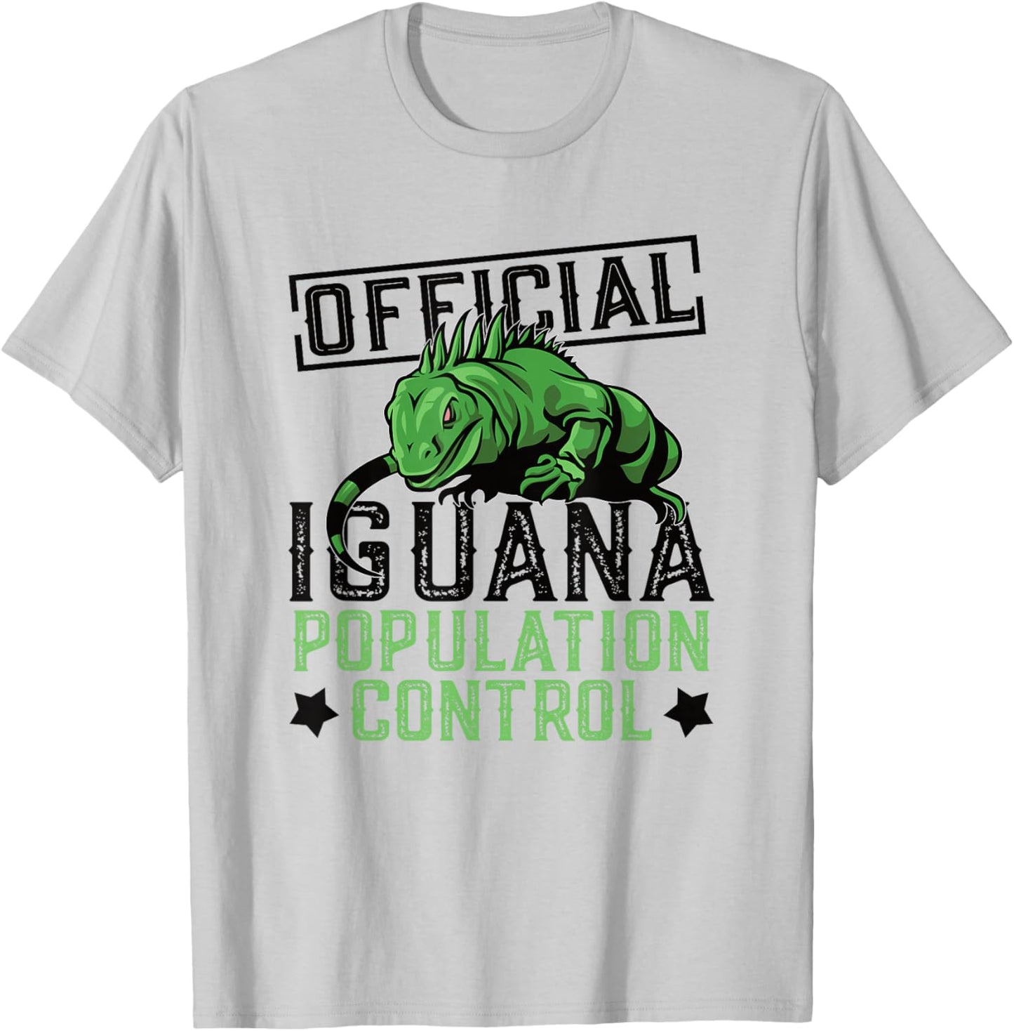 Iguana Hunter Design For Iguana Lizard Hunting T-Shirt - T-Shirt | Ash