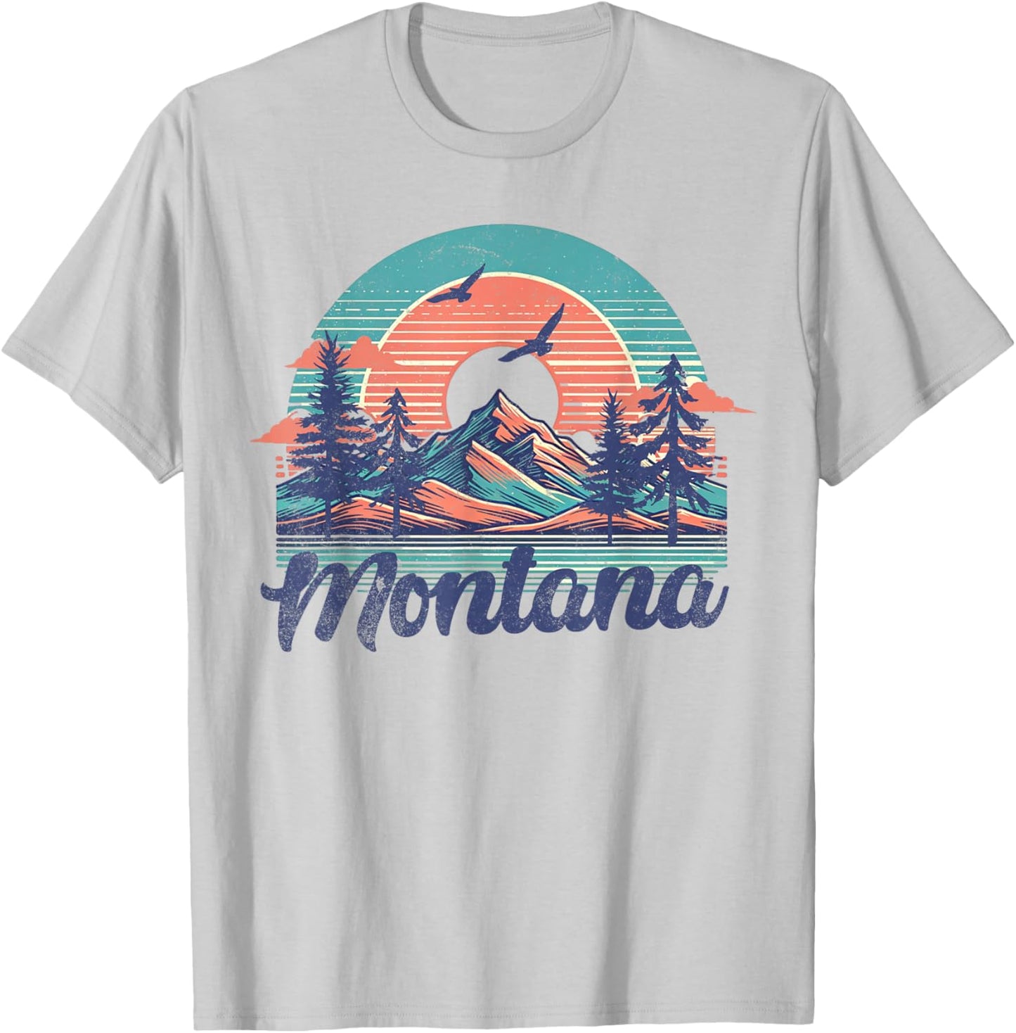 Montana T-Shirt - T-Shirt | Ash