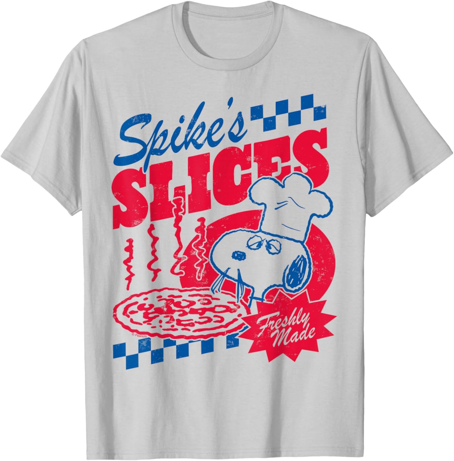 Peanuts - Spike's Pizza Slices T-Shirt - T-Shirt | Ash