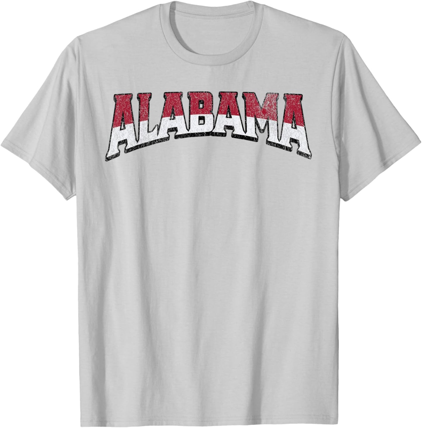 Alabama AL Vintage Sports Design Gifts Men Women Boys Girls T-Shirt - T-Shirt | Ash